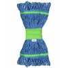 Alpine Industries 5in Head and Tail Bands Blue Loop End 24oz Cotton Mop Head, Green ALP302-02-5G
